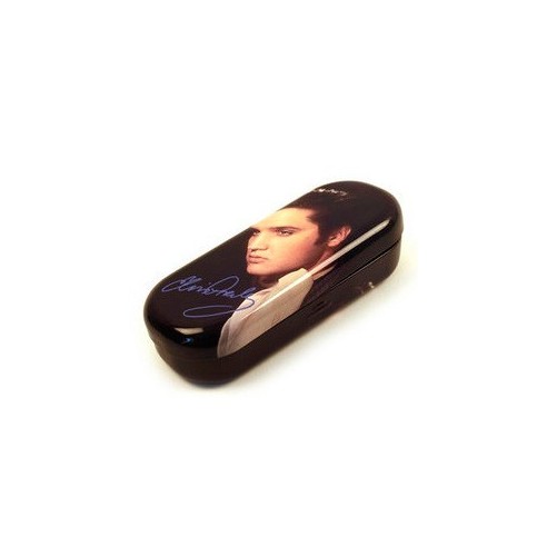 Funda Metálica Gafas Elvis Retrato