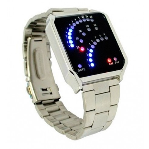 Reloj LED Racing Pulsera Metálica