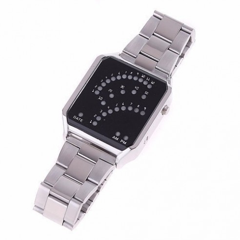Reloj LED Racing Pulsera Metálica
