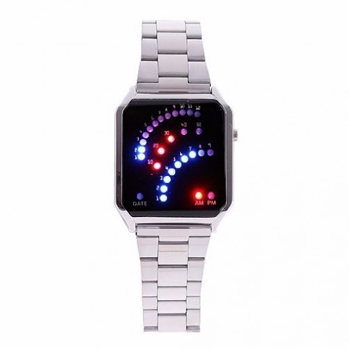 Reloj LED Racing Pulsera Metálica