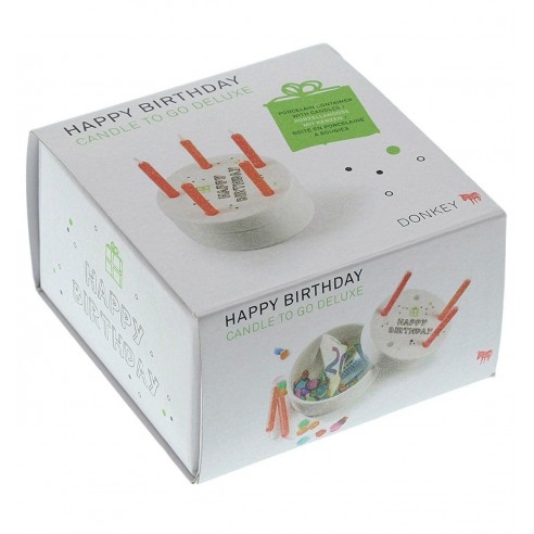 Caja Porcelana Celebración Cumpleaños Portátil