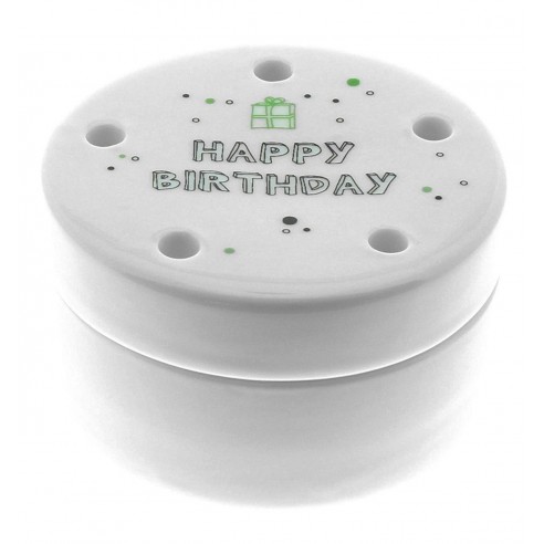 Caja Porcelana Celebración Cumpleaños Portátil