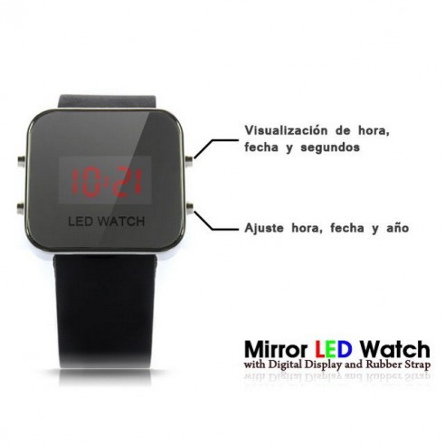 Reloj LED Espejo