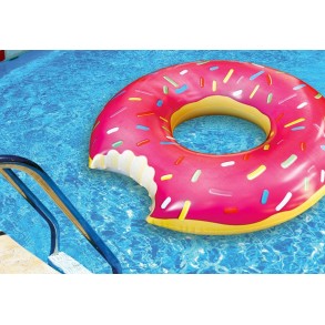 Flotador Hinchable Gigante Donut Rosa 2