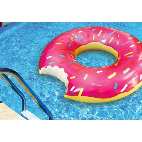 Flotador Hinchable Gigante Donut Rosa