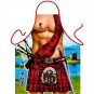Delantal Sexy Hombre Vestido Falda Escocesa