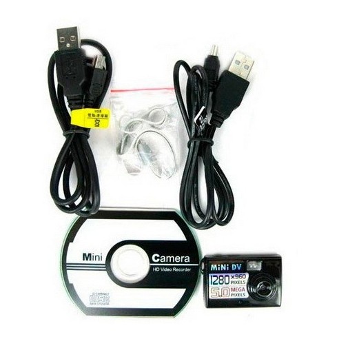 Mini Cámara DV HD con Detección de Movimiento