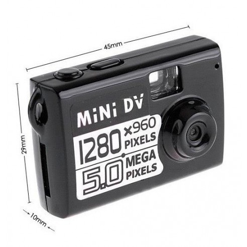 Mini Cámara DV HD con Detección de Movimiento