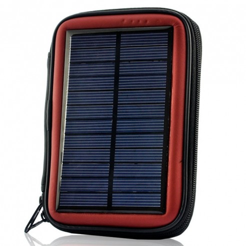 Cargador Solar Solar Resistente al Agua con Batería 2200mAh
