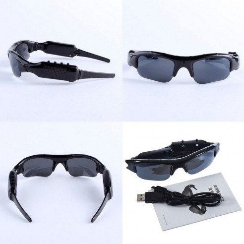 Gafas de Sol Espía con Cámara para Vídeo y Fotos