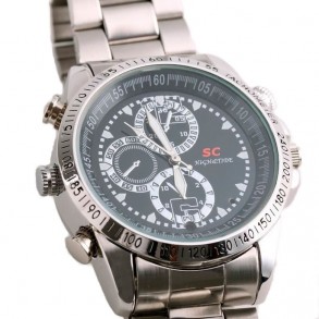 Reloj Espía Acero Resistente Agua 8GB