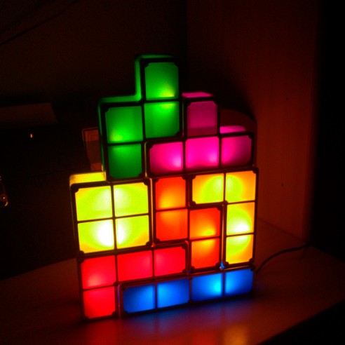 Lámapara Tetris