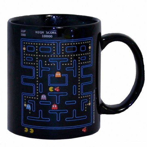 Taza Cambio Color Temperatura Diseño Comecocos