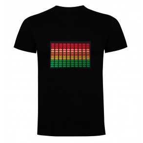 Camiseta Led Multicolor