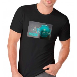 Camiseta Led Music Vector 2