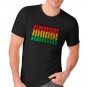 Camiseta Led Ecualizador de 3 Colores
