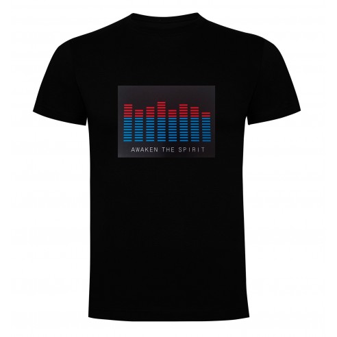 Camiseta Led Ecualizador Awaken the Spirit
