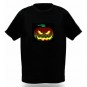 Camiseta Led Calabaza Halloween