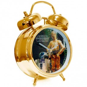 Despertador Star Wars con Sonido de R2-D2 y C-3PO