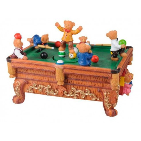 Caja Musical Ositos Billar