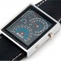 Reloj Led Velocimetro Pulsera Cuero