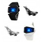 Reloj Led Avión Bombardero