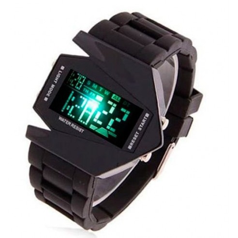 Reloj Led Avión Bombardero