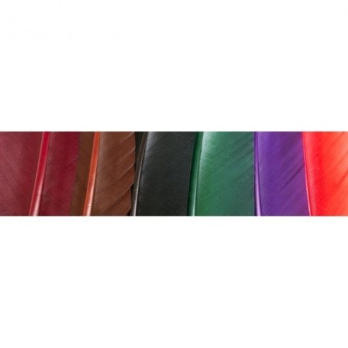 Conjunto Escritura Pluma de Ave Reposa Pluma Cristal y 2 Tinteros