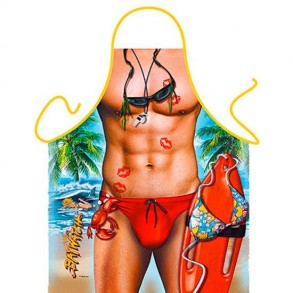 Delantal Sexy Hombre de Playa