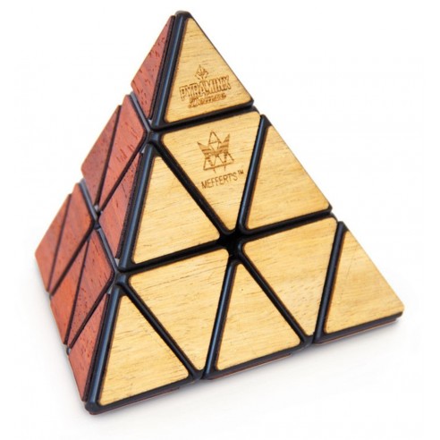 Pyraminx Deluxe acabado Madera
