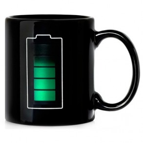 Taza Cambio Color Temperatura Diseño Batería