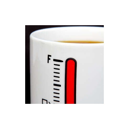 Taza Cambio Color Temperatura Diseño Indicador Combustible