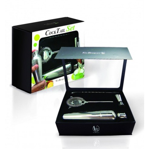 Set de Cóctel Acero Inoxidable