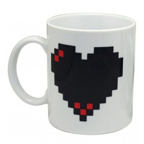 Taza Cambio Color Temperatura Corazón