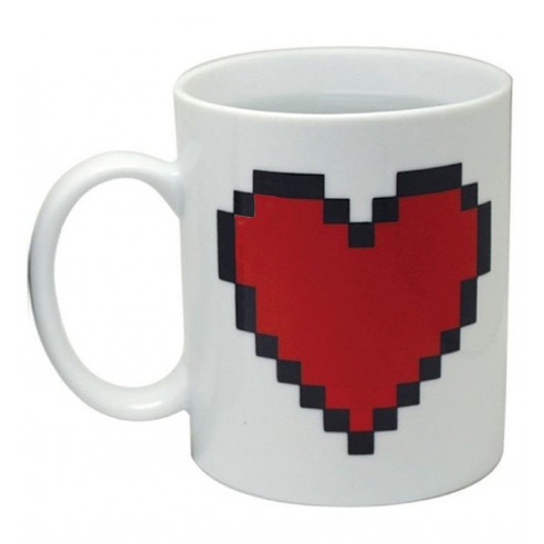 Taza Cambio Color Temperatura Corazón