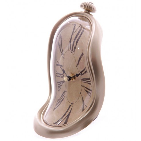 Reloj Derretido Envejecido Vintage Números Romanos