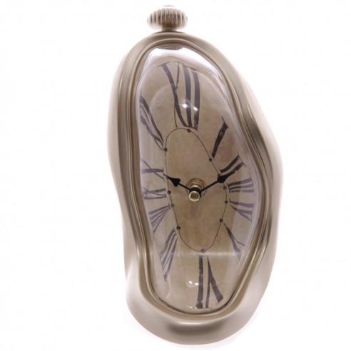 Reloj Derretido Envejecido Vintage Números Romanos