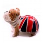 Hucha Perro Bulldog Bandera Reino Unido