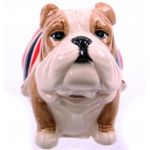 Hucha Perro Bulldog Bandera Reino Unido 2