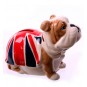 Hucha Perro Bulldog Bandera Reino Unido