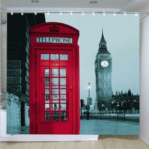 Cortina Baño Big Ben Londres