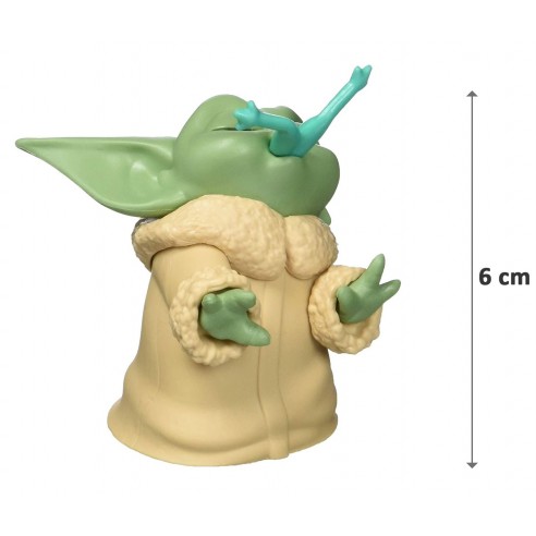 Figura Baby Yoda The Mandalorian Collection Snack Froggy