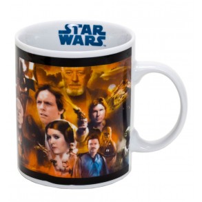 Taza Star Wars Personajes Episodio IV
