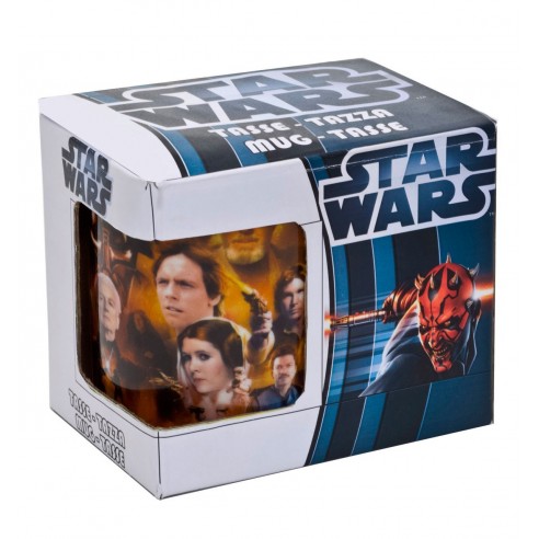 Taza Star Wars Personajes Episodio IV