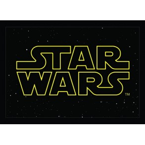 Felpudo Logo Star Wars Logo Amarillo