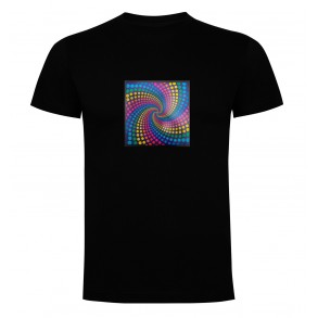 Camiseta Led Ecualizador Espiral