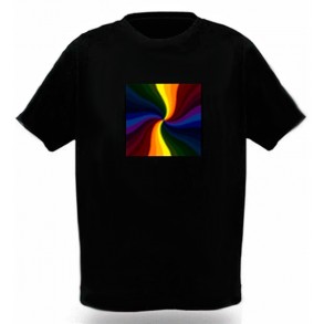 Camiseta Led Ecualizador Ecualiseta Radial