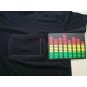 Camiseta Led Ecualizador Tricolor