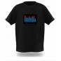 Camiseta Led Ecualizador Ecualiseta  Activación Sonido