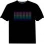 Camiseta Led Ecualizador Ecualiseta Panel Tonos Azules